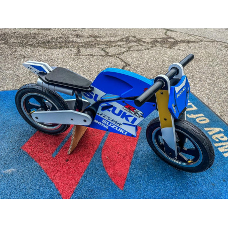Draisienne moto - Street Champion - Roues silencieuses - Bleu